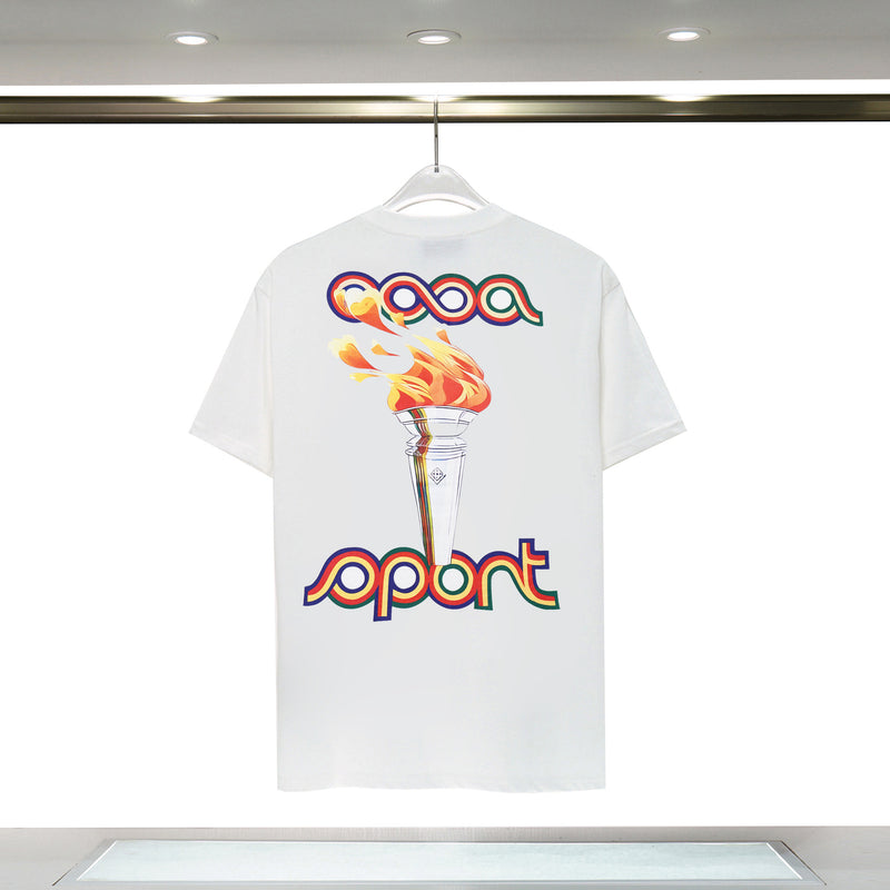 Casablanca T Shirts Fashion Casual Crew Neck Tee