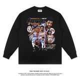 Nba Long Sleeve Shirt Basketball Jersey Long Sleeve T-shirt Cotton round Neck