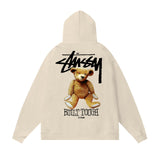 Stussy Hoodie Fall/Winter Fleece Hooded Sweater
