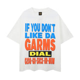 Corteiz T Shirt Short Sleeve T-shirt Printed Loose