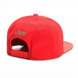 Trendy flat brimmed hat letterc adjustable
