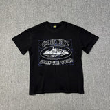 Corteiz T Shirt Vintage Printed Men and Women Loose Casual