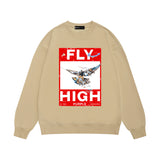 Purple Brand Sweatshirt Loose Crew Neck Sweater