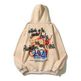 Kanye West Sunday Service Hoodie Snake Vintage Print Foam Hooded Sweater