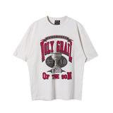 Mens Vintage T-Shirts SAINT MICHAEL CHO print short sleeve vintage