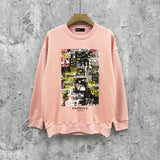 Purple Brand Sweatshirt Loose Crew Neck Sweater