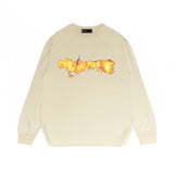Purple Brand Long Sleeve T-Shirt Fashion Loose Long Sleeve Top