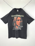 Men Vintage T-Shirts Saint "Kurt Cobain" Washed Distressed T-Shirts