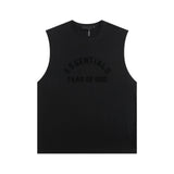 Fog Essentials tank spring summer FOG letter crew neck vest