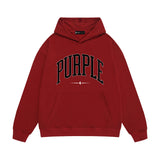 Purple Brand Hoodie Fashion Loose Hooded Sweater