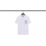 CHH Chrome Heart T Shirts Crowe Scroll Heart Color Cross Print Crew Neck Short Sleeve
