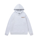 Amiri Hoodie AMI Lace Embroidery Letter Pattern Hooded Sweater for Men and Women