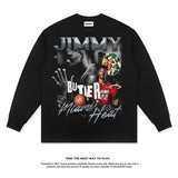 Nba Long Sleeve Shirt Street Printing Long Sleeve T-shirt