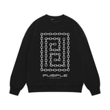 Purple Brand Sweatshirt Loose Crew Neck Sweater