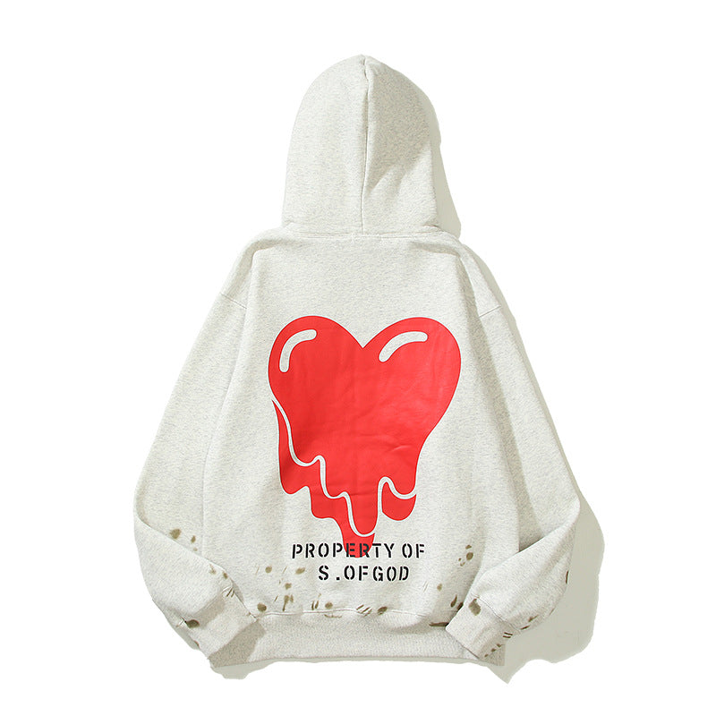Kanye West Sunday Service Hoodie Vintage Eu Love Loose Fleece Hoodie