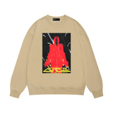 Purple Brand Sweatshirt Loose Crew Neck Sweater