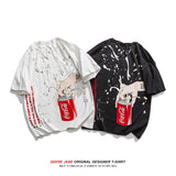 Men T-Shirts Loose-Fitting Pure Cotton Short Sleeves T-shirt Men's Summer