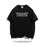 Men's T-Shirts Short-Sleeved T-shirt Men's Summer Loose round Neck Half-Length Sleeve Versatile