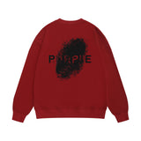 Purple Brand Sweatshirt Loose Crew Neck Sweater