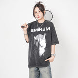 Asap Rocky T Shirts Travis Scott Short Sleeve Eminem ASAP TentacionT-Shirt