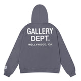 Gallery Dept Hoodie Micro Label Alphabet Slogan Hooded Sweater