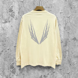 Purple Brand Long Sleeve T-Shirt Fashion Loose Long Sleeve Top