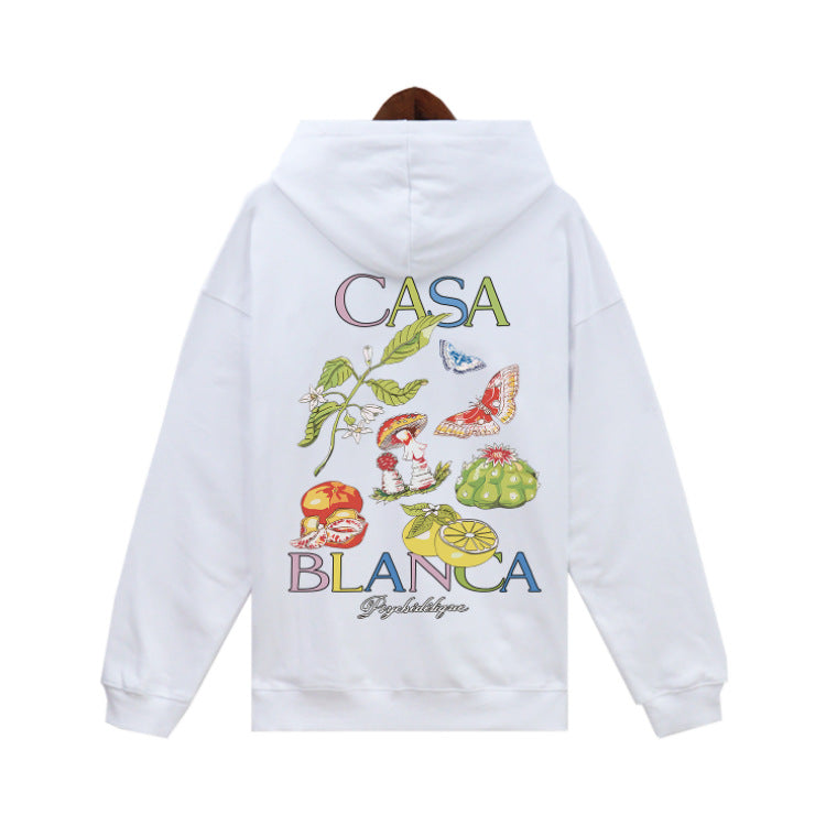 Casablanca Hoodie Summer Loose Cotton Sweater