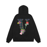 Vlone Hoodie Autumn and Winter Pullover Hooded Sweater Men
