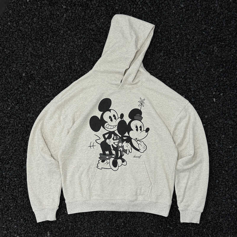 Mens Vintage T-Shirts printed fleece hooded sweater vintage