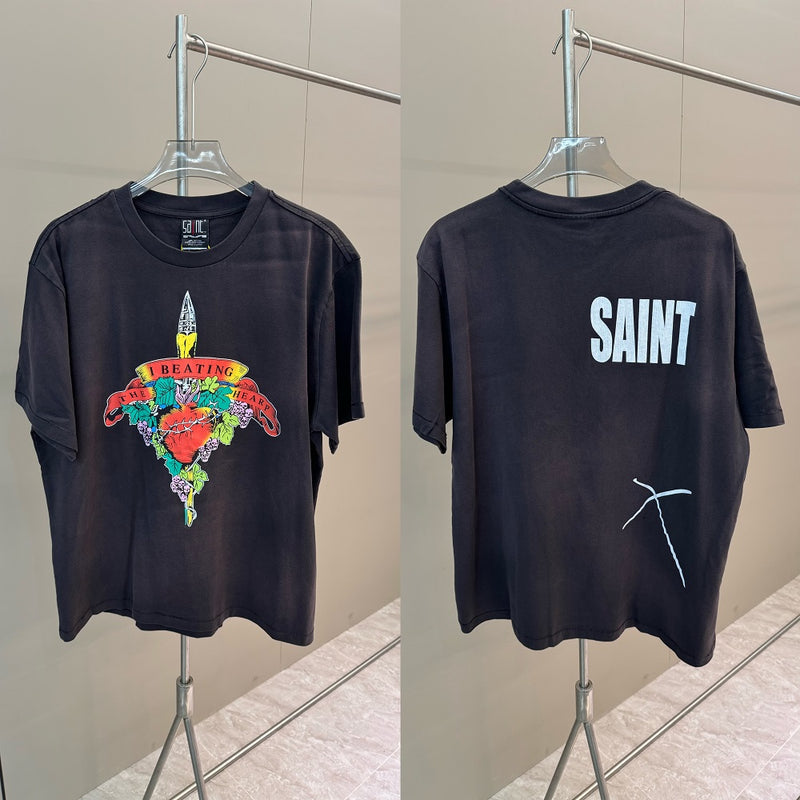 Men Vintage T-Shirts Saint Michael Tee