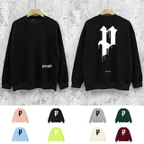 Purple Brand Sweatshirt Loose Crew Neck Sweater