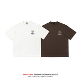 Men T-shirt Summer Cotton Short Sleeve T-shirt Men's Loose Half Sleeve