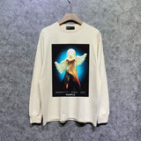Purple Brand Long Sleeve T-Shirt Fashion Loose Long Sleeve Top