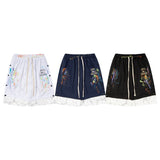 Gallery Dept Shorts Hand Painted Splash Ink Color Matching Casual Shorts