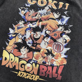 Mens Vintage T-Shirts SAINT MICHAEL CHO Dragon Ball Goku Vintage Short Sleeve Vintage