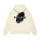Purple Brand Hoodie Fashion Loose Hooded Sweater