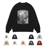 Purple Brand Sweatshirt Loose Crew Neck Sweater