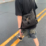 Chh Chrome Heart Leather Bag