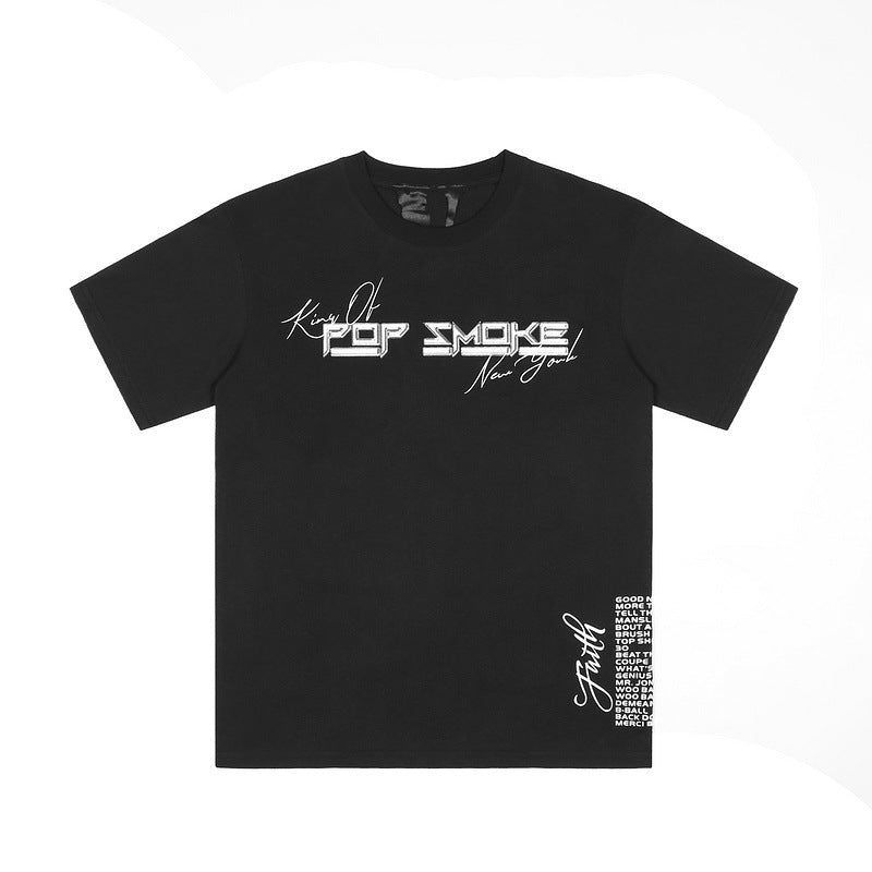 Vlone T Shirts Loose Teen Cotton Men's Half Sleeve Wear T-shirt