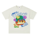 Vintage T-shirts BREAKSILENCE Washed and old short-sleeved T-shirts