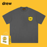 Drew T Shirts Short Sleeve Cola Loose round Neck