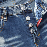 DSQ2 Jeans Distressed Slim-fit Stretch Jeans