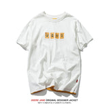 Men T-shirt Summer Cotton Short Sleeve T-shirt Men's Loose