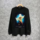 Purple Brand Long Sleeve T-Shirt Fashion Loose Long Sleeve Top