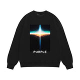 Purple Brand Sweatshirt Loose Crew Neck Sweater