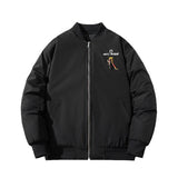 Mens Vintage Jackets Autumn/Winter Embroidered Jacket Padded Flight Suit Baseball Suit