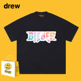 Drew T Shirts Smiley Printed Short Sleeve