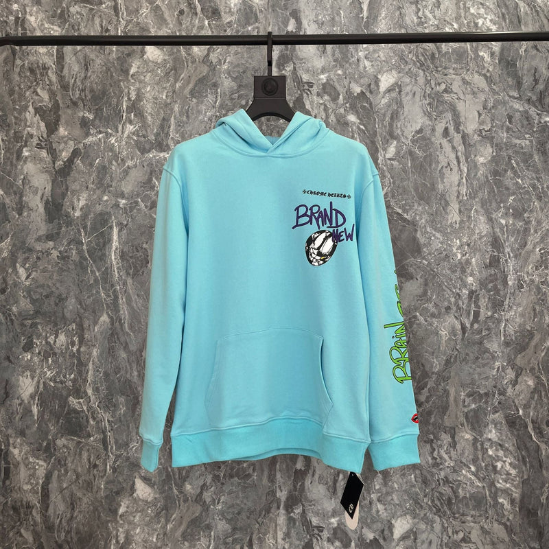CHH Chrome Heart Hoodie hooded sweater Sanskrit and fun football graffiti print