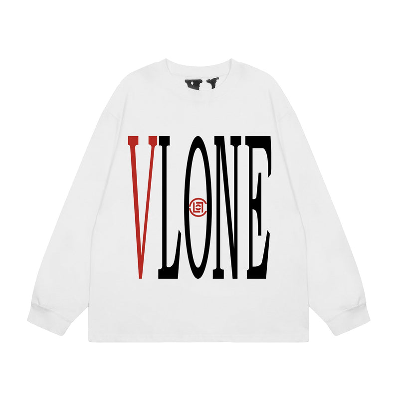 Vlone Sweatshirts Autumn and Winter Crew Neck Pullover Long Sleeves
