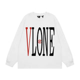 Vlone Sweatshirts Autumn and Winter Crew Neck Pullover Long Sleeves